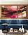 Trio de Quadros Estilizados Abstrato Cores Dourado Rosa Marrom Moderno Canvas Com Moldura - Imagem 2