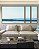Trio de Quadros Estilizados Céu Claro Limpo e Mar Azul Calmo Natureza Canvas com Moldura - Imagem 5
