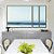 Trio de Quadros Estilizados Céu Claro Limpo e Mar Azul Calmo Natureza Canvas com Moldura - Imagem 1