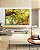 Quadro Horizontal Luzes do Sol Árvores e Folhas Verdes Paisagem Canvas Moldura - Imagem 5