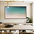 Quadro Horizontal Mar Azul Turquesa e Praia de Areia Clara Tropical Canvas Moldura - Imagem 1