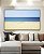 Quadro Horizontal Mar Azul Céu Limpo e Praia de Areia Clara Arte Canvas Moldura - Imagem 1