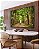 Quadro Horizontal Estrada com Natureza Floresta Árvores Folhas Verdes Arte Canvas Moldura - Imagem 1