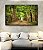 Quadro Horizontal Estrada com Natureza Floresta Árvores Folhas Verdes Arte Canvas Moldura - Imagem 4