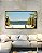 Quadro Horizontal Estrada Mar Águas Azuis Areia Clara Arte Canvas Moldura - Imagem 3