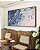Quadro Horizontal Abstrato Azul Rosa Dourado Efeito Mármore Canvas Moldura - Imagem 4