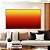 Quadro Horizontal Abstrato Degradê Cores Amarelo Laranja Arte Canvas Moldura - Imagem 2