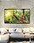 Quadro Horizontal Copa de Árvore Natureza Luzes do Sol Folhas Verdes Arte Canvas Moldura - Imagem 3