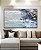 Quadro Horizontal Mar Azul e Praia com Pedras Natureza Arte Canvas Moldura - Imagem 4