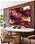 Quadro Horizontal Abstrato Roxo Vermelho Vinho com Efeito Arte Canvas Moldura - Imagem 4