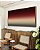 Quadro Horizontal Abstrato Degradê Vermelho Vinho Bege Cinza Arte Canvas Moldura - Imagem 1