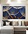 Quadro Horizontal Flor Dente de Leão Tons de Cobre e Azul Natureza Arte Canvas Moldura - Imagem 3