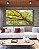 Quadro Horizontal Árvore com Folhas Verde Claro e Céu Limpo Turquesa Arte Canvas Moldura - Imagem 2