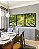 Trio de Quadros Céu de Floresta Folhas Verdes Galhos Paisagem Natureza Canvas Moldura - Imagem 3