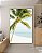 Quadro Vertical Coqueiro em Praia de Mar Azul Turquesa Natureza Canvas Moldura - Imagem 5