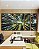 Trio de Quadros Estilizados Céu Turquesa de Floresta Árvores Natureza Paisagem Canvas Moldura - Imagem 3