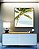 Quadro Quadrado Coqueiro em Praia de Mar Azul Turquesa Natureza Canvas Moldura - Imagem 1