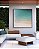 Quadro Quadrado Mar Azul Turquesa e Praia de Areia Clara Tropical Canvas Moldura - Imagem 3