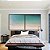 Duo de Quadros Quadrados Mar Azul Turquesa e Praia de Areia Clara Tropical Canvas Moldura - Imagem 3