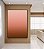 Quadro Vertical Abstrato Degradê Rosa Rosê Marrom Cobre Cores Canvas Moldura - Imagem 2