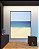 Quadro Vertical Mar Azul Céu Limpo e Praia de Areia Clara Arte Canvas Moldura - Imagem 3