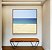 Quadro Quadrado Mar Azul Céu Limpo e Praia de Areia Clara Arte Canvas Moldura - Imagem 6