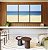 Trio de Quadros Mar Azul Céu Limpo e Praia de Areia Clara Arte Canvas Moldura - Imagem 1
