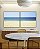 Duo de Quadros Quadrados Mar Azul Céu Limpo e Praia de Areia Clara Arte Canvas Moldura - Imagem 2