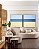 Duo de Quadros Quadrados Mar Azul Céu Limpo e Praia de Areia Clara Arte Canvas Moldura - Imagem 5