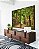 Duo de Quadros Estrada com Natureza Floresta Árvores Folhas Verdes Arte Canvas Moldura - Imagem 3