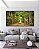 Trio de Quadros Estilizados Estrada com Natureza Floresta Árvores Folhas Verdes Arte Canvas Moldura - Imagem 5
