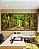 Trio de Quadros Estilizados Estrada com Natureza Floresta Árvores Folhas Verdes Arte Canvas Moldura - Imagem 3