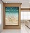 Quadro Vertical Mar de Águas Cor Turquesa e Areia Clara Natureza Canvas Moldura - Imagem 4