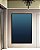 Quadro Vertical Abstrato Degradê Azul Turquesa Arte Canvas Moldura - Imagem 3