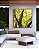Quadro Quadrado Floresta Árvores Folhas Verdes e Claridade do Sol Arte Canvas Moldura - Imagem 5