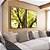 Duo de Quadros Floresta Árvores Folhas Verdes e Claridade do Sol Arte Canvas Moldura - Imagem 2