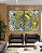 Duo de Quadros Abstrato Turquesa Dourado Arte Fluida Canvas Moldura - Imagem 4