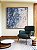 Quadro Quadrado Abstrato Azul Rosa Dourado Efeito Mármore Canvas Moldura - Imagem 2
