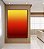 Quadro Vertical Abstrato Degradê Cores Amarelo Laranja Arte Canvas Moldura - Imagem 5