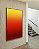 Quadro Vertical Abstrato Degradê Cores Amarelo Laranja Arte Canvas Moldura - Imagem 4