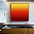 Quadro Quadrado Abstrato Degradê Cores Amarelo Laranja Arte Canvas Moldura - Imagem 4