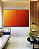 Duo de Quadros Abstrato Degradê Cores Amarelo Laranja Arte Canvas Moldura - Imagem 5