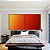 Duo de Quadros Quadrados Abstrato Degradê Cores Amarelo Laranja Arte Canvas Moldura - Imagem 3