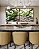 Duo de Quadros Quadrados Árvore Folhas Verdes Trono Céu Claro Canvas Moldura - Imagem 3