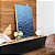 Quadro Vertical Mar Alto Oceano Azul Vivo Natureza Arte Canvas Moldura - Imagem 1