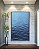 Quadro Vertical Mar Alto Oceano Azul Vivo Natureza Arte Canvas Moldura - Imagem 3