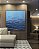 Quadro Quadrado Mar Alto Oceano Azul Vivo Natureza Arte Canvas Moldura - Imagem 1