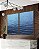 Duo de Quadros Mar Alto Oceano Azul Vivo Natureza Arte Canvas Moldura - Imagem 2