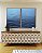 Duo de Quadros Mar Alto Oceano Azul Vivo Natureza Arte Canvas Moldura - Imagem 5
