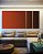 Trio de Quadros Estilizados Quadrados Abstrato Degradê Laranja Telha Marrom Arte Canvas Moldura - Imagem 1
